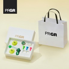 PRGR 골프 티걸이 골프볼 볼마커 기프트세트 GIFT SET, 스카이블루/그레이, 1개 - prgr골프공