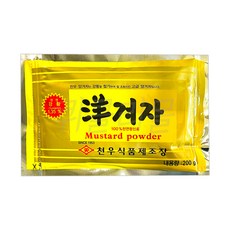 [퀴클리몰] 천우식품 양겨자, 10개, 200g