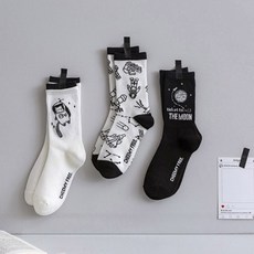 일상화보 메이션 여성 양말 여자 패션양말 삭스