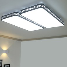 조명1번지 LED 아트 거실등 100W 국산 LED칩사용 LED거실등, 블랙