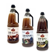 쉐프원 진한 멸치 바지락 쇠고기 육수 소스 2kg 요리육수 시원한국물 국물간 식당육수 간편육수 만능육수 잔치국수육수 칼국수육수, 바지락육수