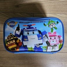릴팡 로보카 폴리 2단스텐가방도시락, 1세트, 혼합