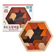 아트박스/아이비스 12000 우드도형퍼즐(SP), 본품