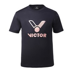 빅터 티셔츠 상의 남성 블랙 V221RT-5326M 스포츠티셔츠