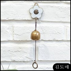KP 크로바 문종 인테리어도어벨 리스 선물 벽걸이장식 예쁜문종 장식소품 크로바문종
