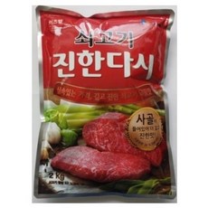 CJ프레시웨이 이츠웰 쇠고기 진한다시, 2kg, 5개
