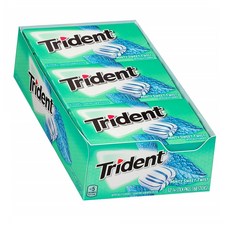 트라이던트 Trident Gum 민티 스위트 트위스트 슈가 프리 껌 14개입 12팩, 1개