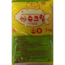 행복한 잉어빵 알차당 저당슈크림 2.5kg, 2개