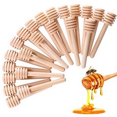 24 Pcs Honey Dipper Sticks 3 inch Mini Wooden Hon 24 Pcs 꿀 국자 스틱 3 인치 미니 나무 벌집 스틱 꿀 항아리 분배를위한 작은, 기타, 1개