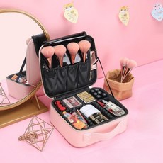 전문가용 메이크업박스 대용량 화장품파우치 립스틱 메이크업 휴대용, 1개