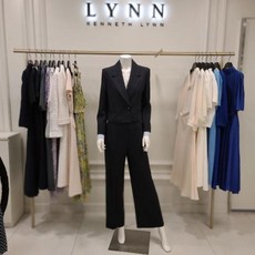 [린] NC09 배색소매 세트정장 LCJKNI0300 LCSLNI0300 - lynn정장세트