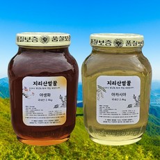 식탁로드 지리산벌꿀 2kg 아카시아 야생화 사양 벌꿀 잡화꿀, 아카시아 2kg 1통, 1개