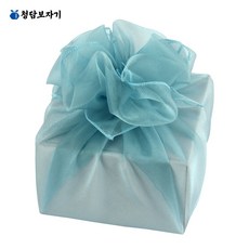 청담보자기 크리스탈 보자기 소형 55cm, 옥색, 5개