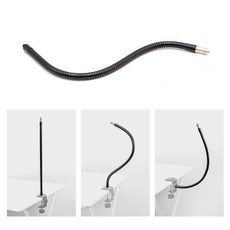 52cm 고강도 플렉시블 암 3/8 1/4 자바라 클램프 설치용 조명 카메라 마이크 장비, 1개