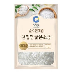 청정원 천일염 굵은소금, 1kg, 1개