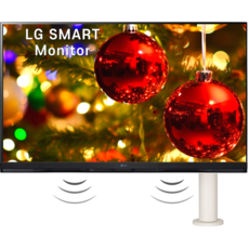 LG 스마트모니터 32SQ780SW / 32인치4K 해상도/ webOS22 / OTT / 스피커내장 / 미러링 / 리모콘포함 / 피봇 / 스위블 / 높낮이조절, LG전자 32SQ780SW 스마트 모니터