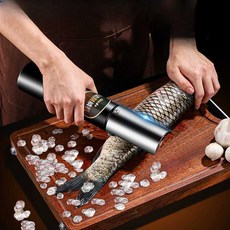 생선 비늘제거기 충전식 비늘칼 생선 손질기계, 1개, 상세페이지 참고