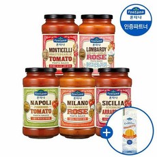 [폰타나] 파스타소스 600g 5종 2+1병 골라담기+파스타면 500g, 갈릭토마토2 600g+아라비아따1 600g +면500g, 3개