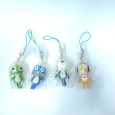 가다컴퍼니 KERORO 개구리중사 케로로 피규어 키링 오너먼트 참장식 4종세트 A115