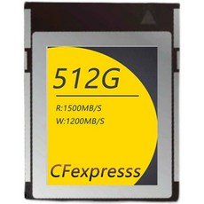 CFexpress TYPE B 카메라 cfe Z6 Z9 XQD 메모리카드 캐논 R5CR3 GH6 적용, 128GB, 카드, 1개