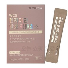 뉴트리코어 WCS 엔자이딘 발효 곡물효소 4g x 30포, 1박스, 1.곡물효소