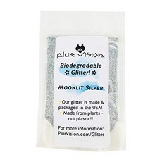 Moonlit 실버 Biodegradable 반짝이 14 Ounce - Made from 농사 Cellulose Earth Friendly. Perfect for, 상세 설명 참조0, One Color