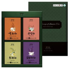 DAYE 茶禮 茶包禮盒 4款組, 木瓜茶 5份+陳皮茶 5份+桔梗茶 5份+牛蒡茶 5份, 1組