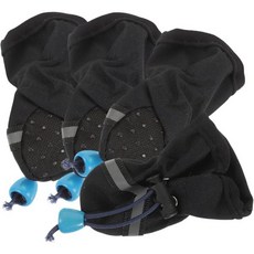 BESPORTBLE 4pcs 반려동물 방수 발 커버 반려견 레인 부츠 반려견용 신발 작은 스노우 고양이 천 블랙, 4개