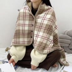 무릎똑딱이담요