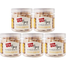 한줌의간식 고양이 동결건조 100% 5종혼합, 동결건조 닭가슴살5개