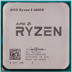 CPU 프로세서 AMD 라이젠 5 2600X R5 3.6GHz 6코어 12스레드 YD260XBCM6IAF 소켓 AM4 - 라이젠2600x