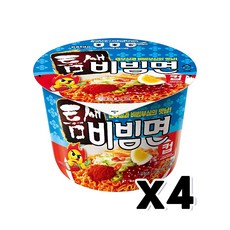 팔도 틈새비빔면 큰컵사발면 115g x 4개