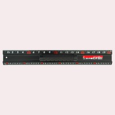 신와 측정 (Shinwa Sokutei) 알루미늄 커터 통치자 컷사 EX60cm 손잡이 포함 65031, 1개