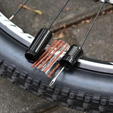 튜브리스 타이어 수리 키트 MTB 펑크 실란트 베이컨 스트립 로드 자전거 유지 보수 미니 도구, 블랙, 1세트