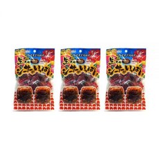 일본 오키나와 시사 모양 흑설탕 흑당 캔디 사탕 100g 3팩 502508, 3개