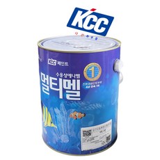 KCC친환경 페인트 홈앤 멀티멜 크림화이트(반광) 3.78L 가구 벽지 철재페인트, 3780ml, 1개