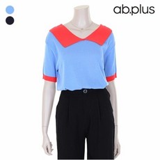 ab.plus 세일러카라 컬러배색 니트 LST2MK54A