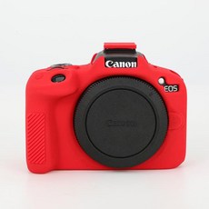 카메라케이스 실리콘 캐논 호환 EOS R50 실리콘 카메라 케이스 커버 텍스처 스킨 보호대, 11 Red, 1개
