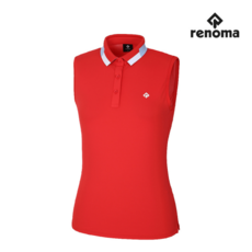 여성 3색 카라 민소매 티셔츠 RWTSJ6183-500