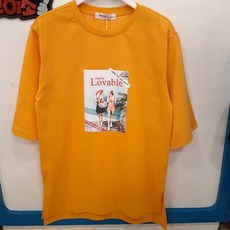 에골리에 7부 썸머 전사 롱 티셔츠