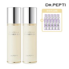[제이앤코슈] 닥터펩티 센텔라 토너 EX 180ml 2개+마스터에센스 샤쉐 4매, 단일속성, 상세 설명 참조