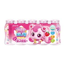 빙그레 새콤달콤 캐치티니핑 요구르트 딸기 80ml