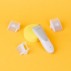 아띠래빗 흡입식 저소음 아기바리깡 + 빗살캡 2P LC-23HA01WH 상품 이미지