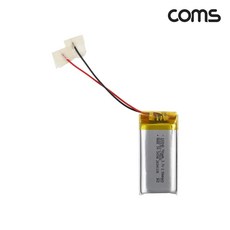 Coms 102040 충전지 3.7V 700mAh 리튬폴리머 배터리 UB121, 1개, 1개입