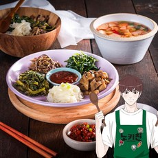 [노키친] 비빔밥 나물 4인세트(ft.나박김치)