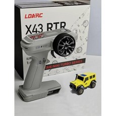 143 RC 리모컨 자동차 4WD 4x4 LDARC X43 크롤러 143 RTR BNR 미니 클라이밍 차량 어린이 성인용 오프로드 선물