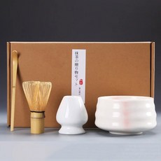 일본접시 포함 말차 거품기 세트 그릇 브러시 대나무 채반 국자와 거치대 액세서리, 04, 1개
