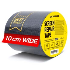 Dr.TapeLab 방충망 보수 테이프 10CM x 4.5M 특대형 롤타입, 1개