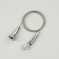 철물백화점 액자걸이 액자레일 와이어액자걸이 픽쳐레일 그림걸이, 1개, C1 천장피스용 기본형(소) 실버