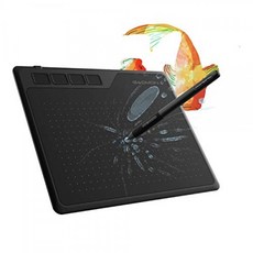 GAOMON S620 무 배터리 펜이 장착 된 6.5 x 4 인치 (대각선 : 7.6 인치) 그래픽 태블릿 (익스프레스 버튼 4 개) GAOMO, 단일상품, 단일상품
